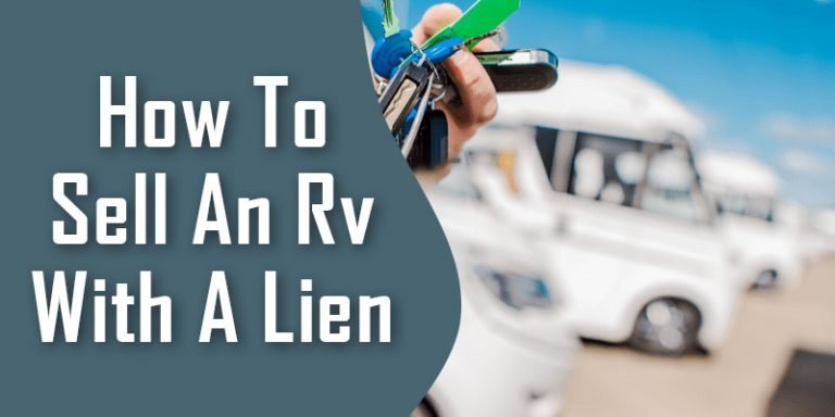 how to sell an rv with a loan